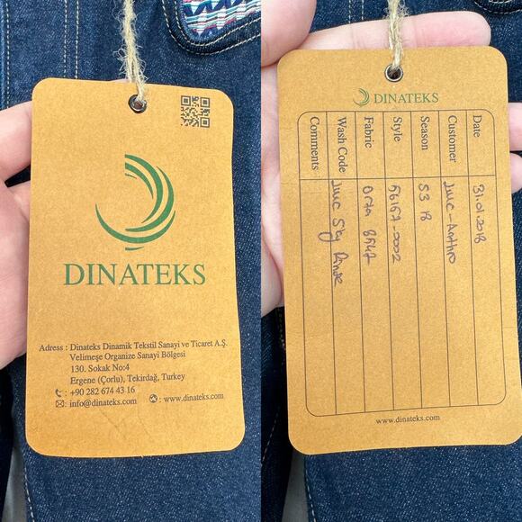 Levi's Made & Crafted Stem Flare Jeans Blue Anthro Mid Rise Boho Casual Size 27 - Picture 14 of 15